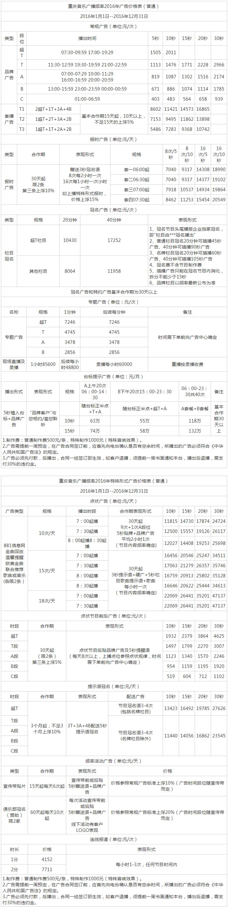 2016重庆人民广播电台音乐频道 FM88.1广告报价表.png