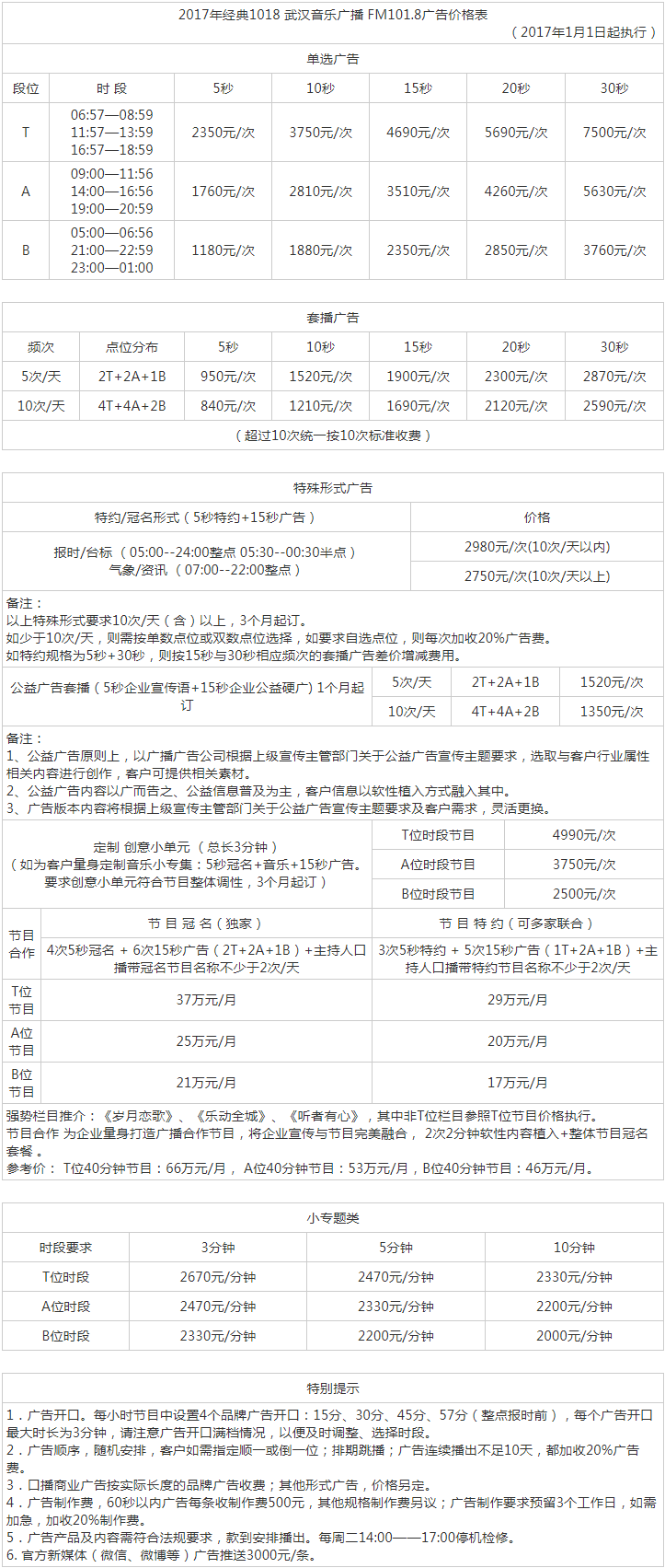 2017武汉人民广播电台音乐广播 FM101.8广告报价表.png