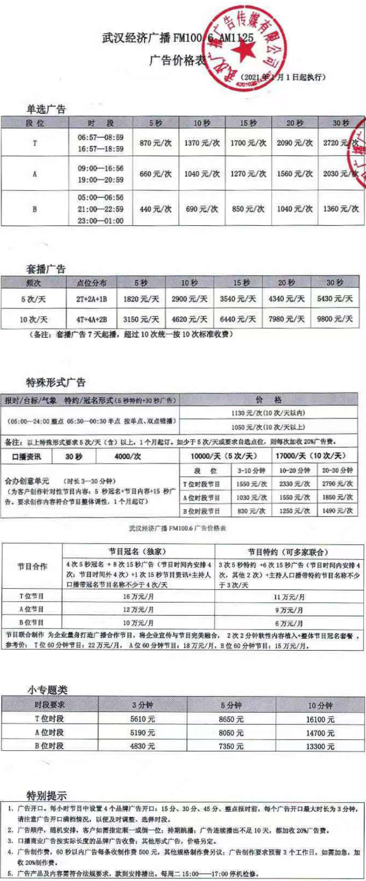 2021武汉人民广播电台经济频道FM100.6 AM1125广告报价表.jpg