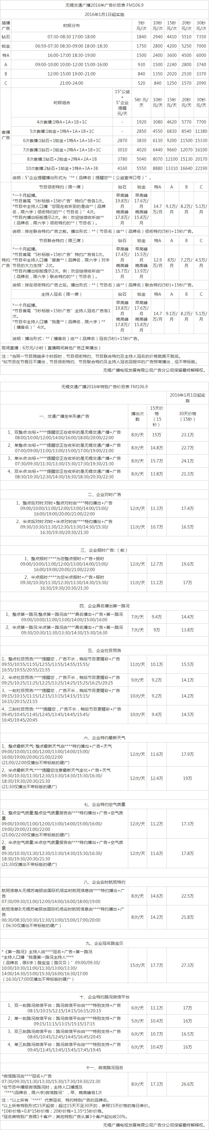 2016无锡人民广播电台交通台 FM106.9广告报价表.png