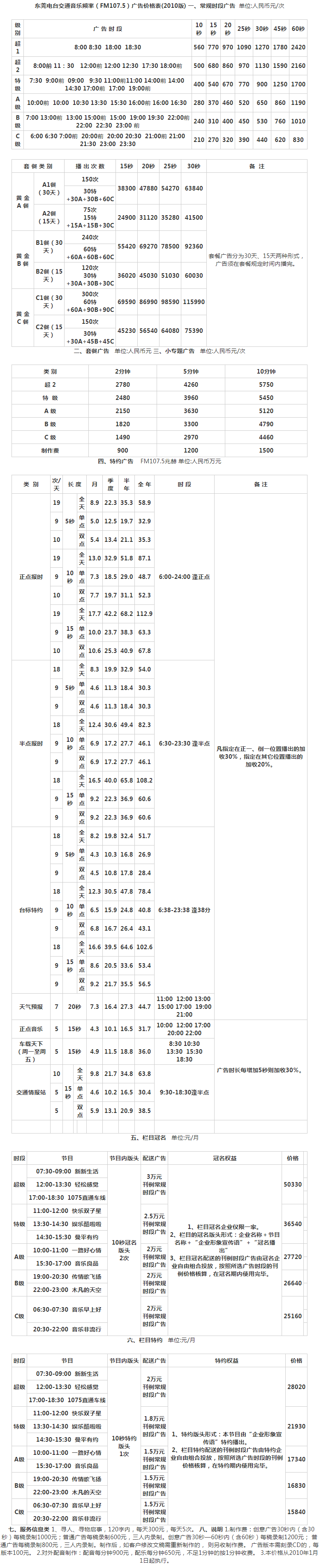 2010东莞人民广播电台交通广播广告报价表.png