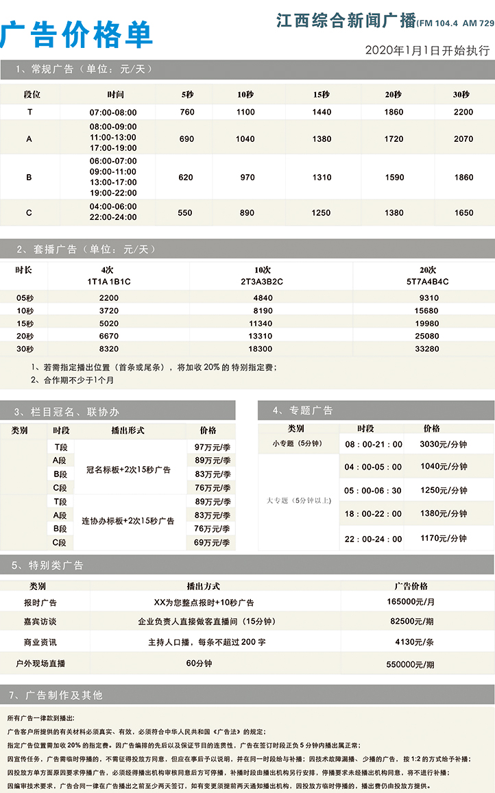 2020江西人民广播电台新闻综合频率 AM729,FM104.4广告报价表.jpg