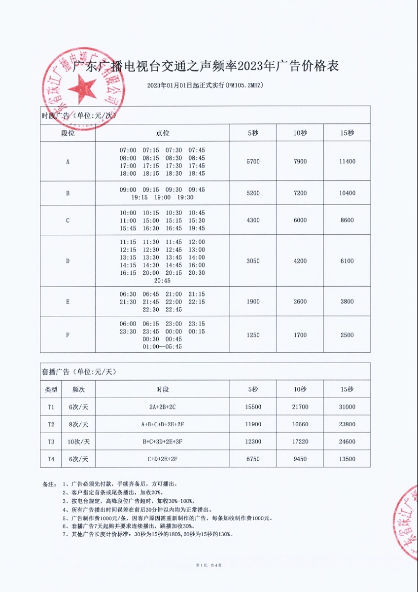 2023年广东交通广播价格表1.jpg