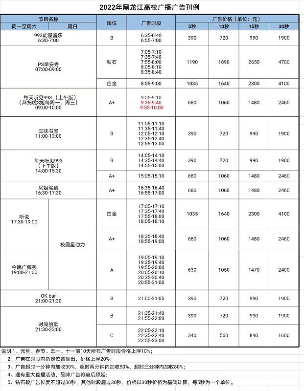 2022年黑龙江高校广播价格表1.jpg