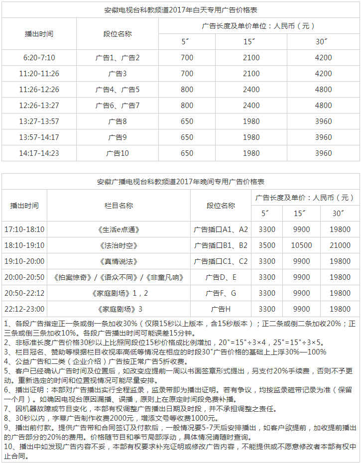 2017安徽电视台科教频道广告报价表.png