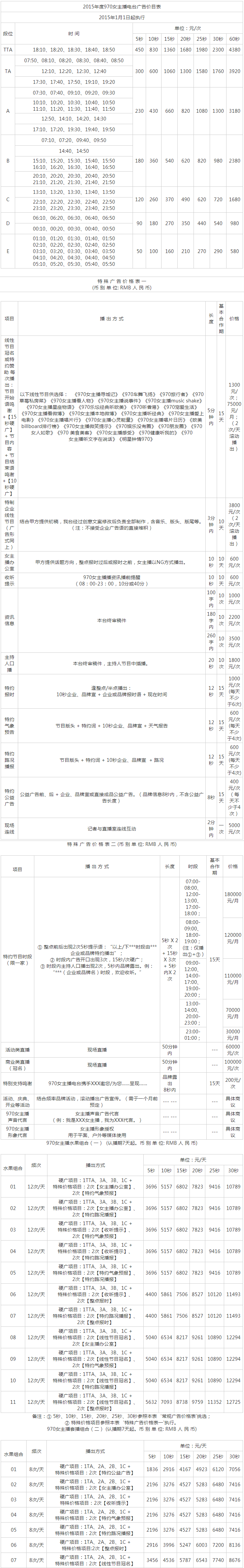 2015广西人民广播电台970女主播电台广告报价表.png